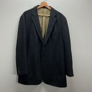 Ibiza Valencia Wool Tweed Sport Coat Blazer Mens Size 42 L Academia Classic